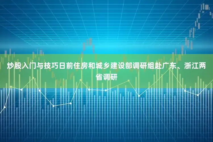 炒股入门与技巧日前住房和城乡建设部调研组赴广东、浙江两省调研